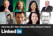 Meet LinkedIn's 25+ New Influencers