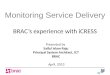 Monitoring service delivery: BRAC's experience with iCRESS