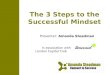 3 Steps To A Successful Mindset Oct 09