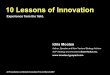 10 Lessons of Innovation - Idris Mootee Keynote