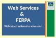 Web Services & FERPA