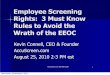 Employee Screening Rights: 3 Must Know Rules to Avoid the Wrath of the EEOC