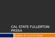 Introduction to CSUF PRSSA