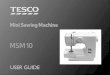 Tesco Mini Sewing Machine MSM10 En