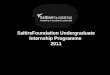 Saltire Foundation Information Session