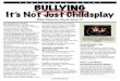 Anti Bully & Character Education Report!