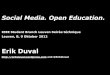 Social Media. Open Learning