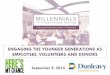 Engaging Millennials as Donors, Volunteers, and Employees