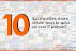 10 Spiceworks share simple ways to spice up your IT promos!
