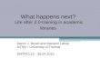 What happens next? Life after 2.0-training in academic libraries