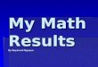 My Math\'s Results