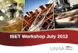 I set workshop (2-5 july 2012)day1
