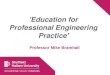 Professional engineering practice professor mike bramhall