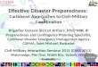 Earl Arthurs - Effective Disaster Preparedness: Caribbean Approaches to Civil-Military Coordination