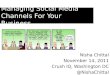 Crush IQ Workshop: Managing Social Media Channels For Your Brand