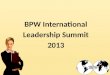 BPW International Finance Director