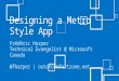 McGill University - 2012-05-10 - Designing a metro style app