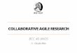 Collaborative Agile Research, por Claudia Melo