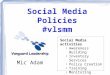Social Media Day 24-1-2013: Social media policy