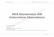 Dynamics AX Interview Questions