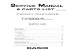 Casio TVC LCD 2,2'' TV-600G H Service Manual