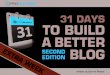 31 Days to Build a Better Blog, 2nd Edition (With Extra Week)