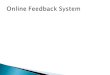 MIS Project Online FeedBack System