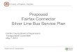 Proposed Fairfax Connector Silver Line Bus Service Plan