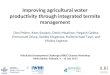 Improving agricultural water productivity through integrated termite management
