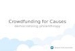Crowdfunding 101: Crowdfunding for Causes