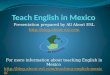 Teach English in Mexico