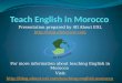 Teach English in Morocco