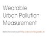 Wearable urban pollution measurement