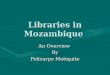 Libraries In Mozambique Corrected