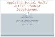 Applying Social Media Within Student Development2