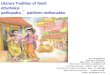 Literary Tradition of Tamil-Pathinen Melkanakku