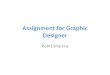 Assignment 001 for graphic designer [rohit sharma]