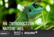 An Introduction to Native Ads by Acquisio and Yahoo!