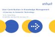 User Contribution in Knowledge Management – A Journey to Semantic Technology
