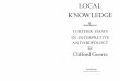 Geertz, C. - Local Knowledge  [1983] ISBN 046504162