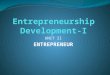 Entrepreneurship Development by Gholkar D.R