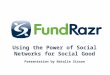 Using Social Media and FundRazr for Non Profits