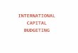 International capital budgeting.slides