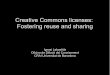 CC licenses: Fostering reuse and sharing
