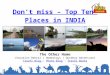 Top 10 places to visit in india