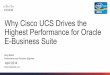 Why Cisco UCS Drives the Highest Performance for Oracle E-Business Suite