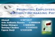 Promoting employees without increasing pay
