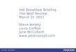 110321 Hot Breakfast Briefing on the Wolf review