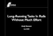 Handling Long-Running Tasks in Rails