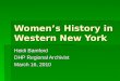 Women’s history in western new york